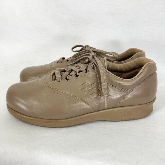 SAS Free Time Mocha Leather Tripad Comfort Walking Lace Up Shoes Size 7.5 - Picture 2 of 7